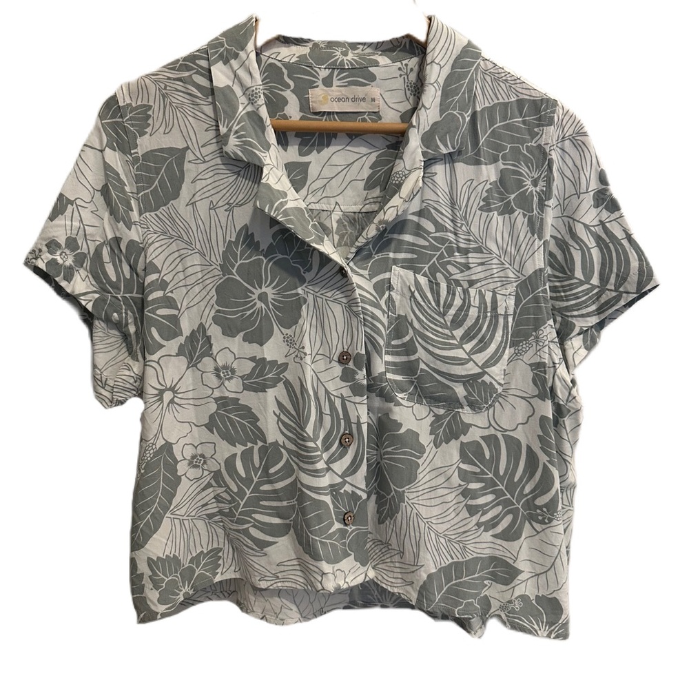 Ocean Drive Tropical Women’s Button Down